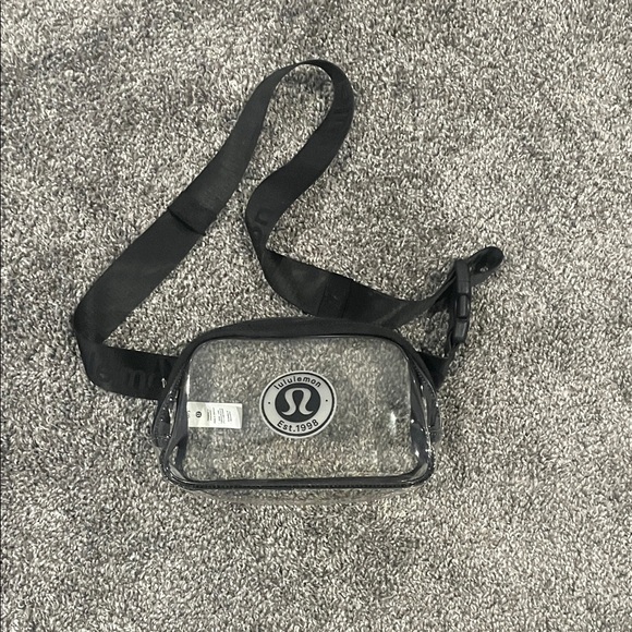 lululemon athletica Other - lululemon athletica Clear and Black Belt Bag